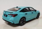 White / Yellow / Blue Diecast 2022 Honda Integra Car Model