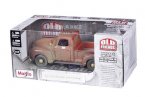 Wine Red 1:24 MaiSto Muddy Painting 1950 Chevrolet 3100 Pickup