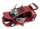 Red / Golden 1:18 Scale Diecast Peugeot 307 Model