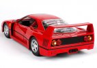 1:24 Scale Red Bburago Diecast Ferrari F40 Model