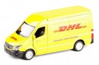 Kids Yellow 1:36 Scale DHL Diecast Mercedes Benz Sprinter Toy
