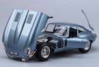 Blue 1:18 Scale Bburago Diecast Jaguar E-type Coupe Model