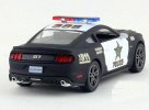 Black 1:38 Scale Kids Police Diecast Ford Mustang GT Toy