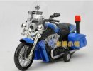 Pull-Back Function Kids Red /Blue /White Die-cast Motorcycle Toy