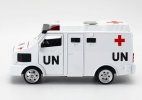 White UN Peacekeeping Kid Diecast VW 9.150 ECE Armour Truck Toy