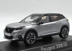 Black / Gray 1:43 Scale NOREV Diecast Peugeot 2008 GT SUV Model