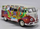 1:24 Scale Red-White Maisto Diecast VW T1 Bus Model