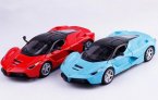 Kids 1:32 Blue / Red / Green / Yellow Diecast Ferrari LaFerrari