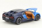 Kids 1:32 Scale Red / Blue Diecast Bugatti Chiron Toy