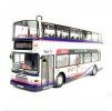 1:76 white Alexander FirstDevon Cornwall Double Decker Bus Model