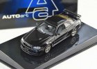 Black 1:43 Scale Autoart Diecast Nissan R34 GT-R Model