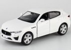 1:36 Scale Kids White / Blue Diecast Maserati Levante GTS Toy