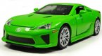 1:28 Red / Black / White / Green / Yellow Diecast Lexus LFA Toy