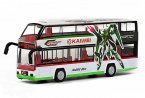 Red / Blue / Green Kids NO.103 Die-Cast Double Decker Bus Toy