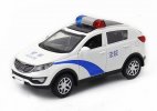 Kids 1:43 Scale White Police Diecast Kia Sportage R Toy