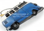 1:18 Large Scale Blue-White Tinplate 1966 VW Bus Model