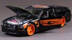 Black-Orange 1:24 Scale Diecast 2006 Ford Mustang GT Model