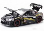 Black / White / Red 1:32 Scale Kids Diecast Nissan GT-R R35 Toy