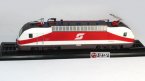 1:87 Scale Red-White City Train Model