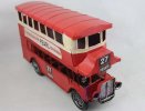 Medium Scale Red Tinplate Made NO.27 London Double Decker Bus