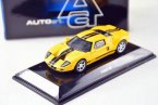 1:64 Scale AUTOART Red / Yellow Diecast Ford GT Model