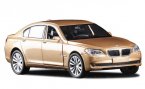 1:32 Scale Kids White / Black / Golden Diecast BMW 750 Toy