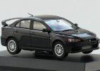 Silver / Black 1:43 Kyosho Diecast Mitsubishi Lancer X GSR