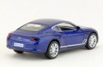 Kids 1:36 Scale Red / Blue Diecast Bentley Continental GT Toy