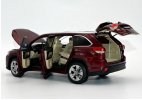 White / Black / Wine Red Diecast 2018 Toyota Highlander Model