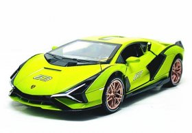 Red /Blue /White /Green 1:32 Scale Diecast Lamborghini Sian Toy