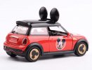 Blue / Red Kids 1:32 Scale Mickey Diecast Mini Cooper Car Toy