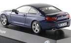 Black / Blue / White / Golden Diecast BMW 650i Coupe Model