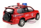 Red / White Kids 1:32 Diecast Toyota Land Cruiser Prado Toy