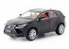 1:32 Scale Kids Blue / Black / White Diecast Lexus NX 200t Toy