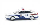 White 1:64 Scale Police Diecast Audi A6 C5 Car Model