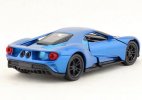 Kids Welly Blue 1:36 Scale Diecast 2017 Ford GT Car Toy