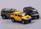 Black /Yellow / Red / Gray 1:43 Scale Cararama Diecast Hummer H2