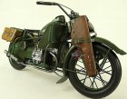 Large Scale Army Green 1944 Harley Davidson WLA Military Model