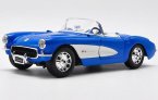 1:18 Scale Maisto Blue Diecast 1957 Chevrolet Corvette Model