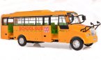 1:50 Scale Pull-back function Kid Big Nose Yellow School Bus Toy