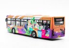 1:43 Colorful Painting Diecast Sunlong SLK6109 City Bus Model