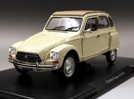 Creamy White 1:24 WhiteBox Diecast 1978 Citroen Dyane 6 Model