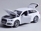 Kid 1:32 Scale Blue / Red / White / Yellow Diecast Audi RS6 Toy