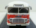 Red-White 1:72 Scale Atlas Die-Cast Ikarus 311 1960 Bus Model