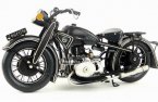 Medium Scale Black Handmade Tinplate 1923 BMW R32 Model