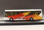 White-Orange 1:64 Scale Die-Cast 2008 BeiJing Olympic Bus Model