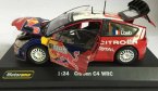 Red 1:24 Scale Motorama Diecast Citroen C4 WRC Model