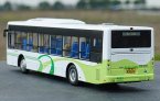 NO.732 White 1:43 Scale Diecast Yutong E12 City Bus Model