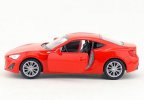 Red Kids 1:36 Pull-Back Function Welly Diecast Toyota 86 Toy