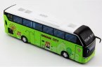 White / Green 1:32 Kids Dream City Diecast Coach Bus Toy